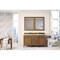 James Martin Vanities Brittany 60in Double Vanity, Saddle Brown w/ 3 CM White Zeus Quartz Top 650-V60D-SBR-3WZ - alternate 2